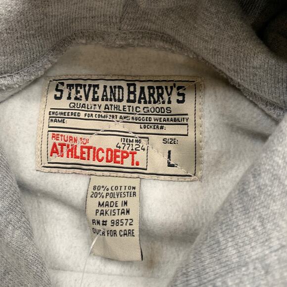 United States Marine Corps Hoodie Mens L Large Grey Steve & Barrys USMC Military - Picture 8 of 14